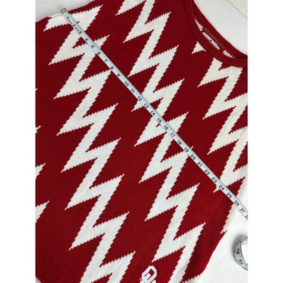Emerson Street Clothing Women's Size Large XL University of Oklahoma Knit Poncho - Picture 9 of 11